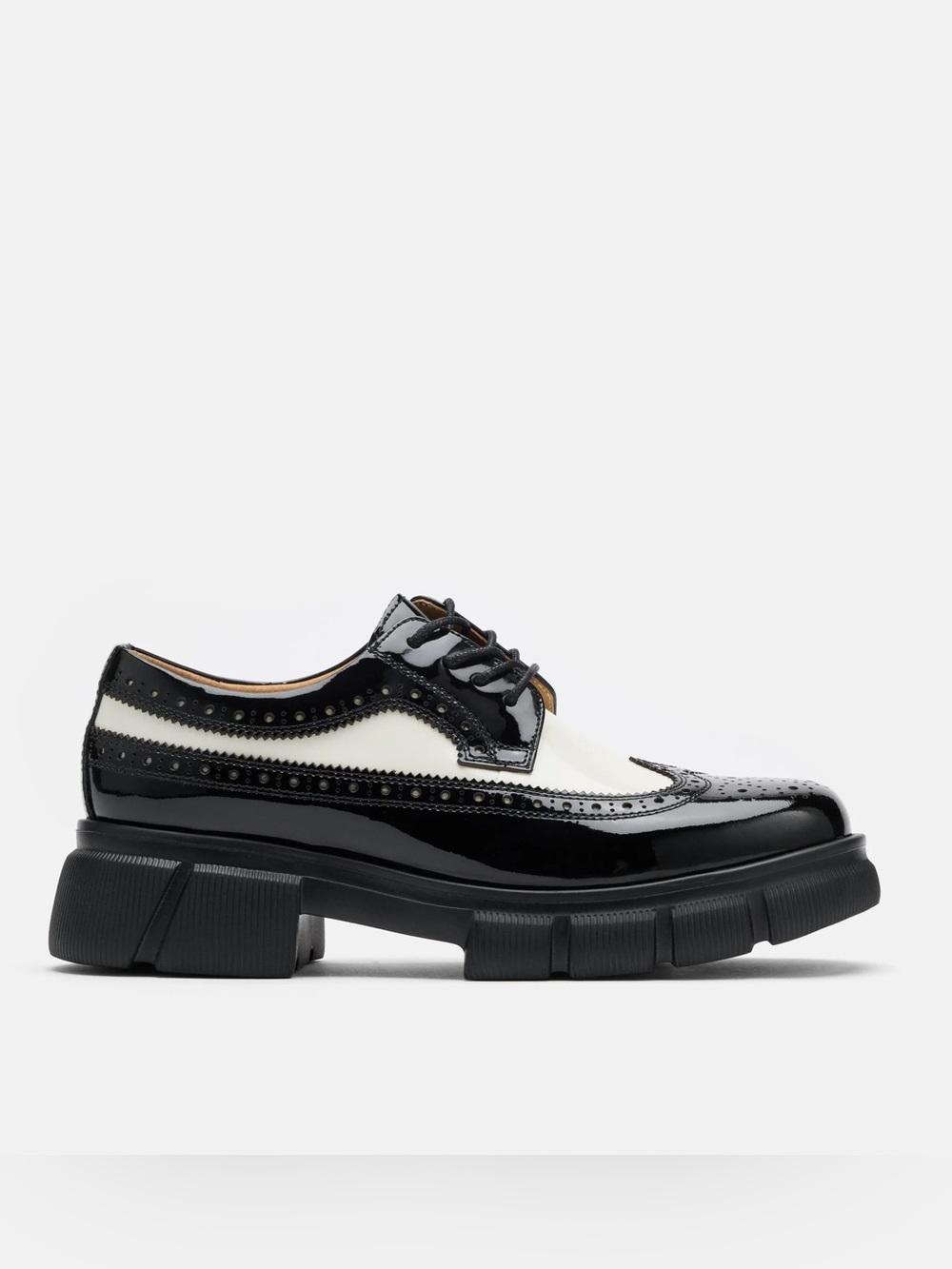 NEW MARC NOLAN Ms. Alexander Lug Wingtip Derby Oxford Shoes Size 5
